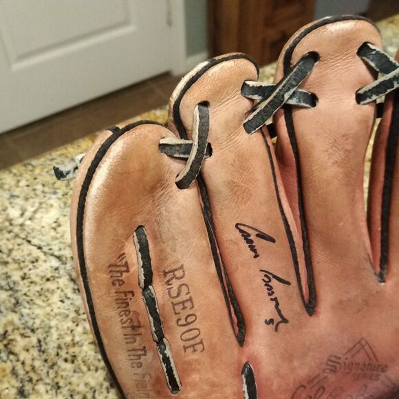 Rare Rawlings RSE90 F Cal Ripkin Jr Special Ed. Signed Unknown Baseball Glove - Picture 5 of 12